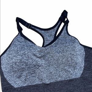 Layer 8 athletic padded sports bra grey size 1X